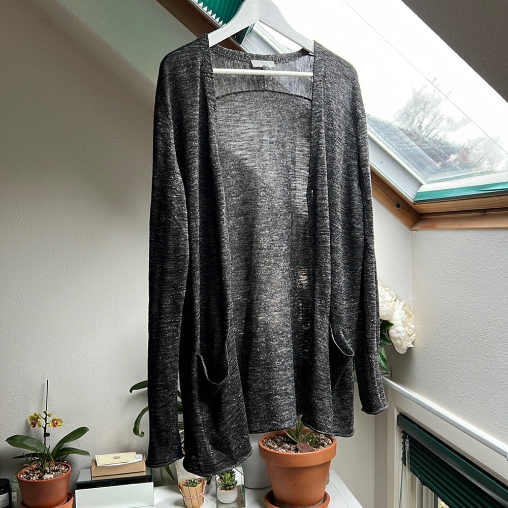 COS Cardigan Grey Melange